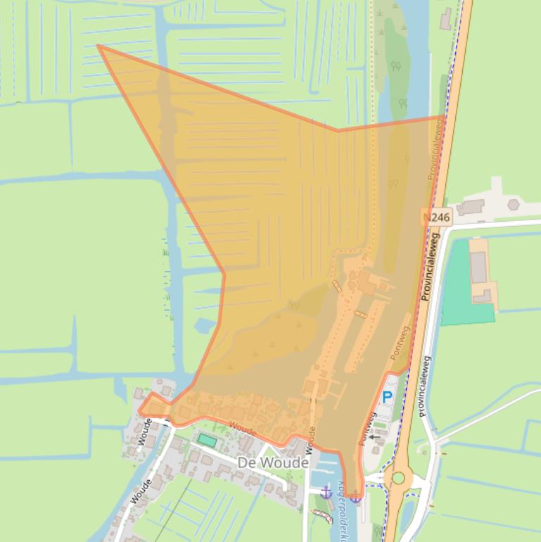 Kaart van postcodegebied 1489NB.