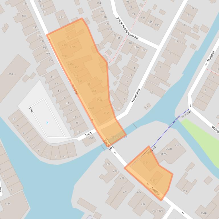 Kaart van postcodegebied 1501CK.