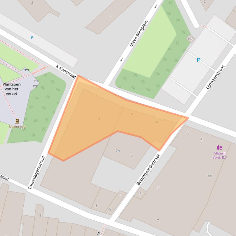 Kaart van postcodegebied 1501NJ.