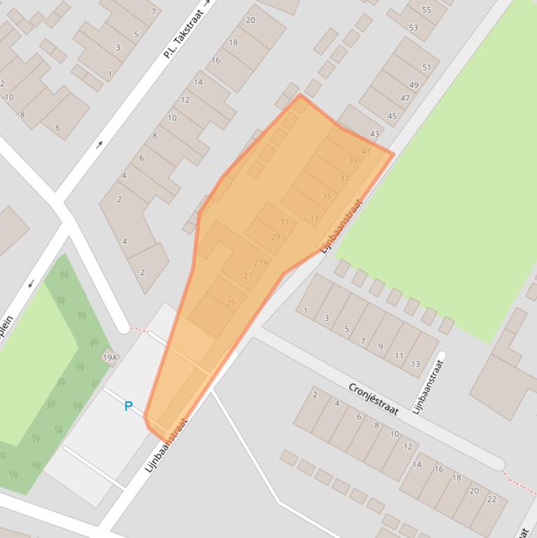 Kaart van postcodegebied 1501PA.