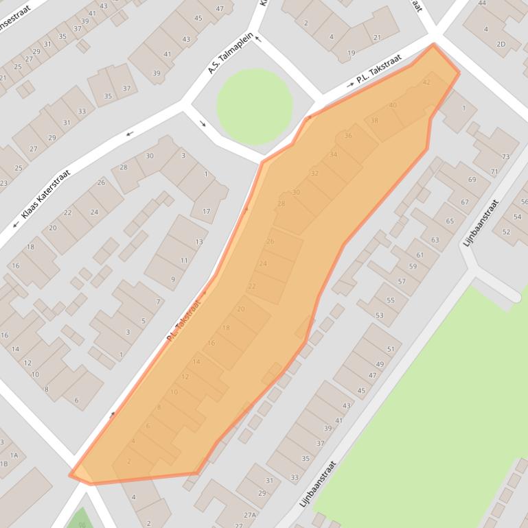 Kaart van postcodegebied 1501PH.