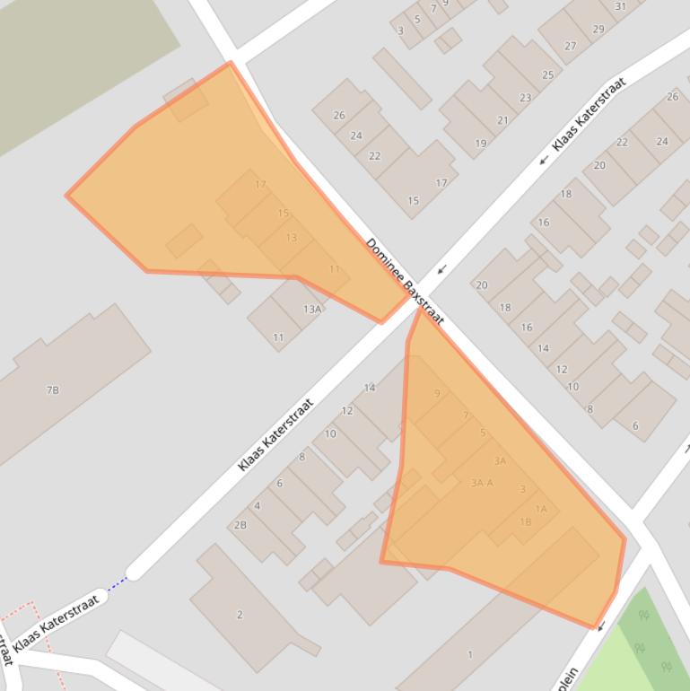 Kaart van postcodegebied 1501PT.