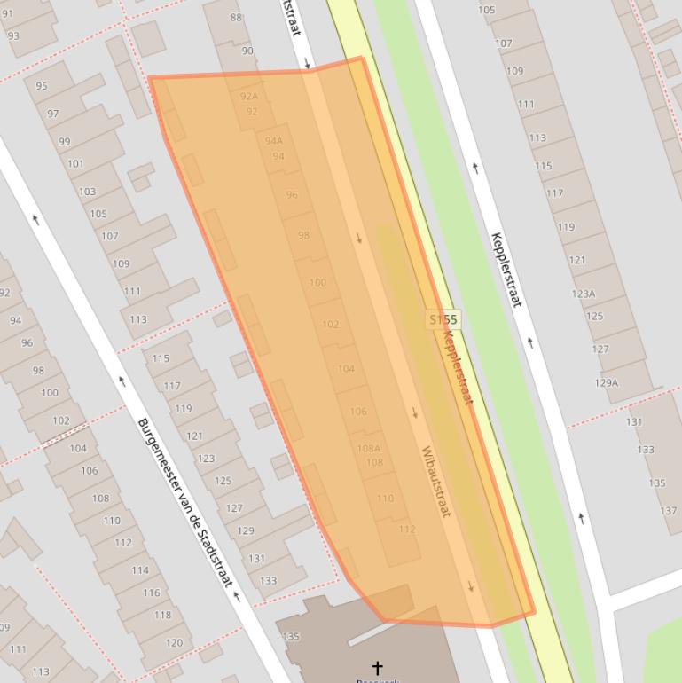 Kaart van postcodegebied 1501XP.