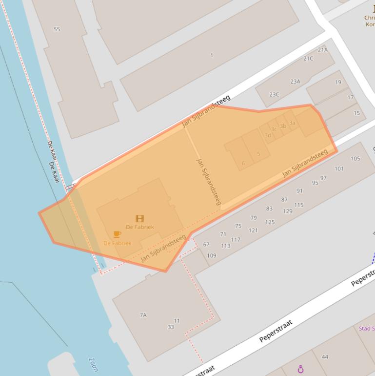 Kaart van postcodegebied 1502BA.