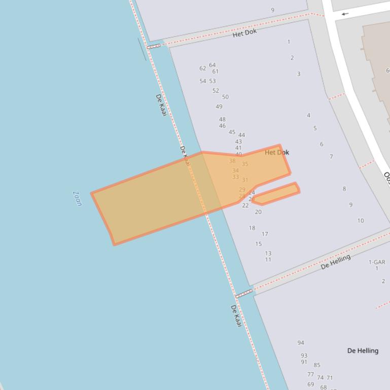 Kaart van postcodegebied 1502GJ.