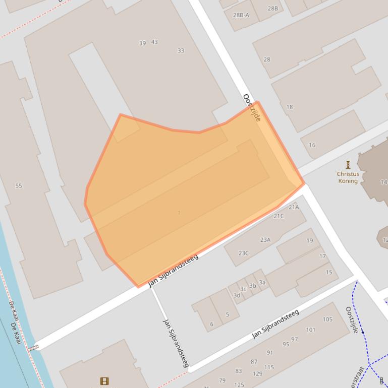 Kaart van postcodegebied 1502GT.