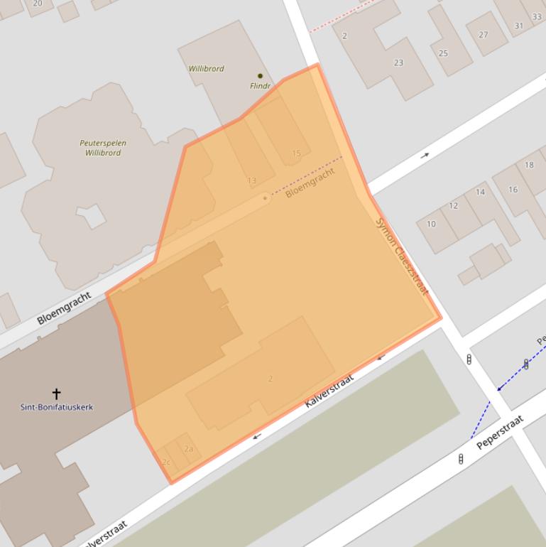 Kaart van postcodegebied 1502VA.