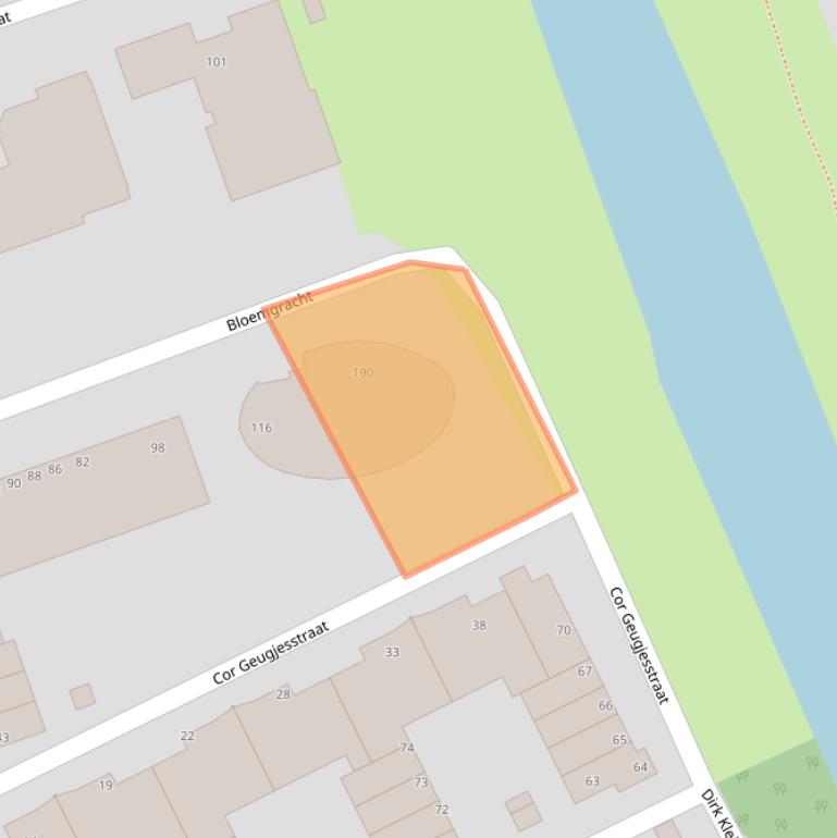 Kaart van postcodegebied 1502WD.