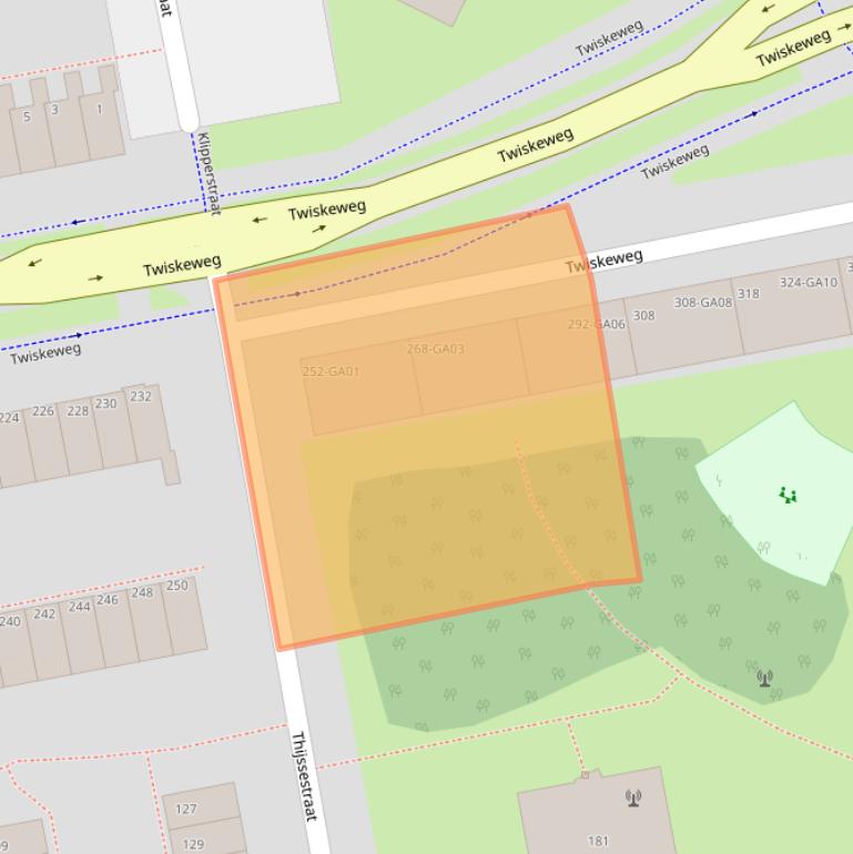 Kaart van postcodegebied 1503AH.