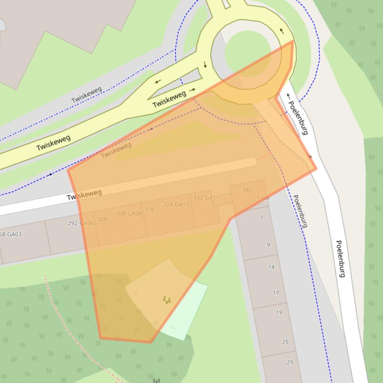 Kaart van postcodegebied 1503AJ.