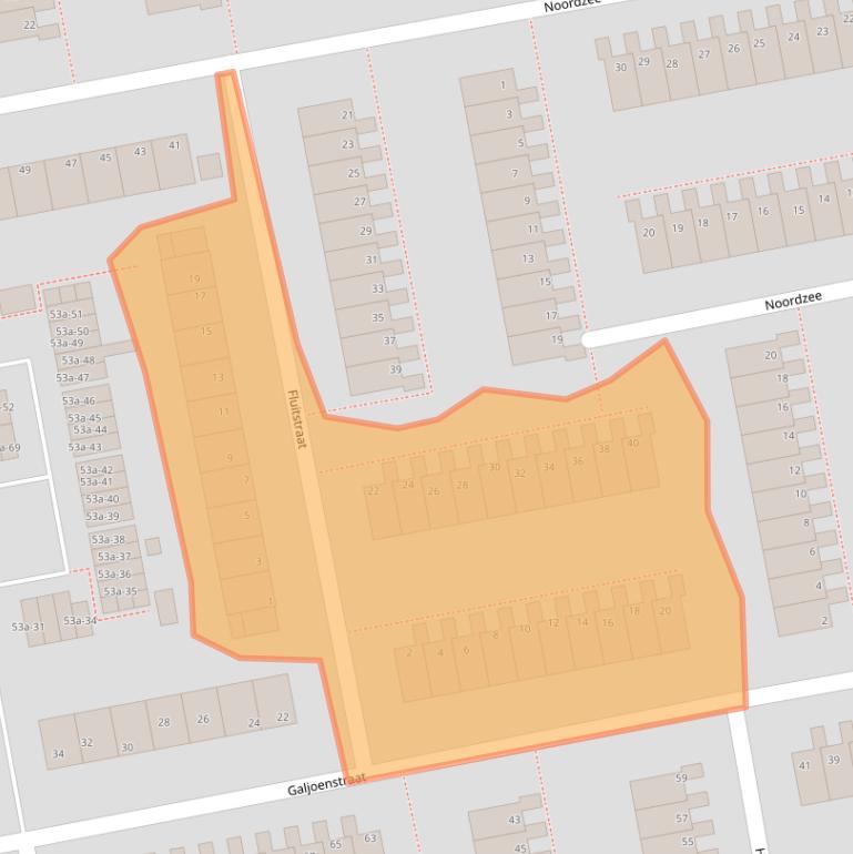 Kaart van postcodegebied 1503AZ.