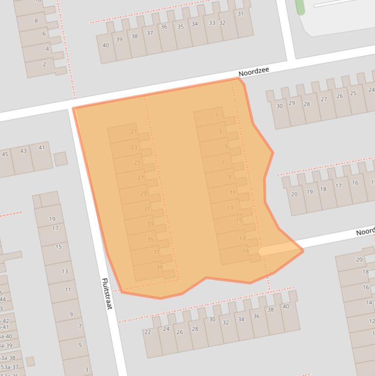 Kaart van postcodegebied 1503BA.