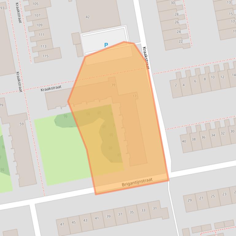 Kaart van postcodegebied 1503BT.