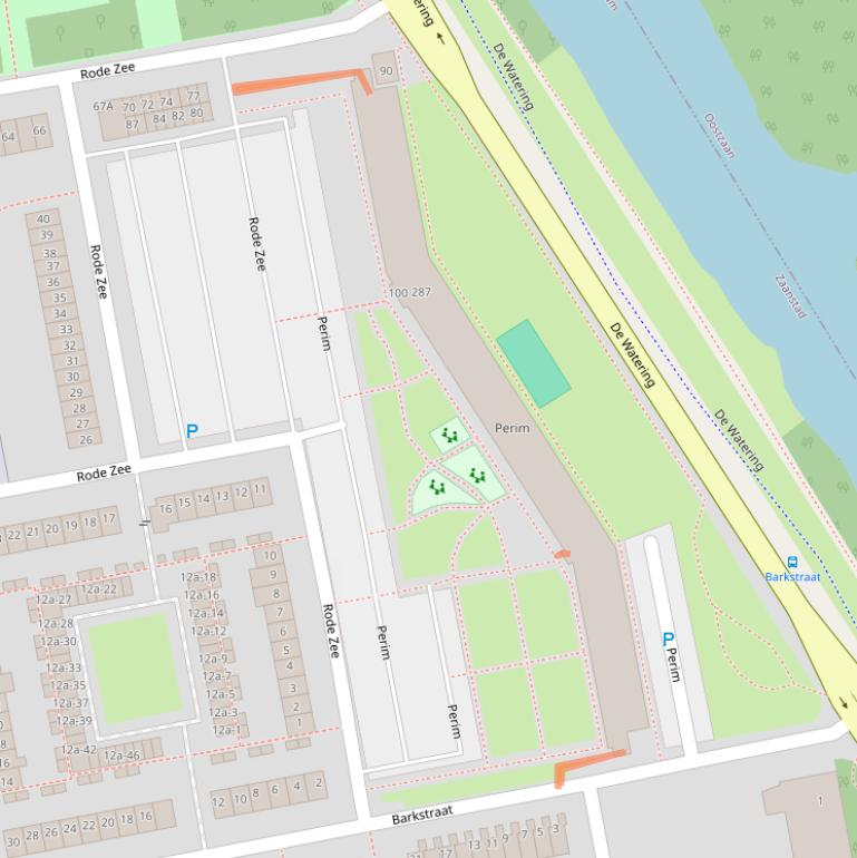 Kaart van postcodegebied 1503GB.