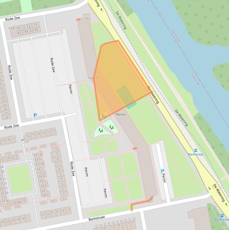 Kaart van postcodegebied 1503GD.