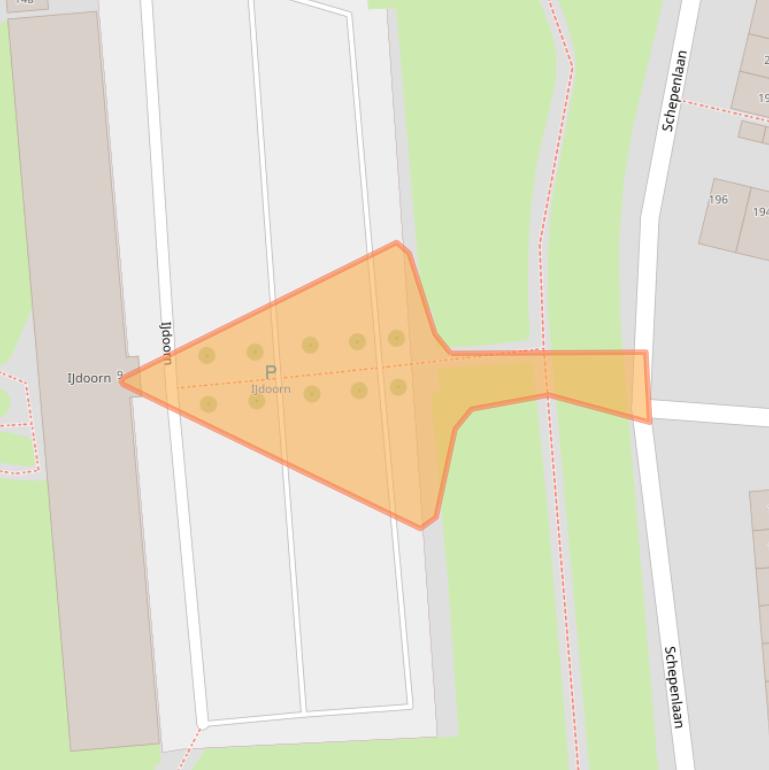 Kaart van postcodegebied 1503HC.