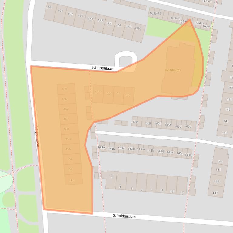 Kaart van postcodegebied 1503HN.