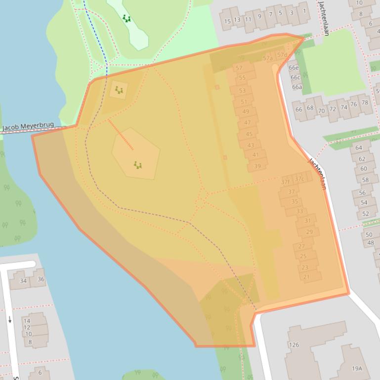 Kaart van postcodegebied 1503HT.