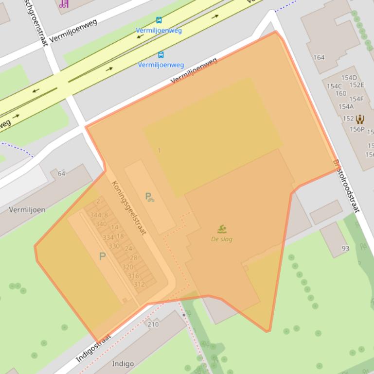 Kaart van postcodegebied 1503NA.