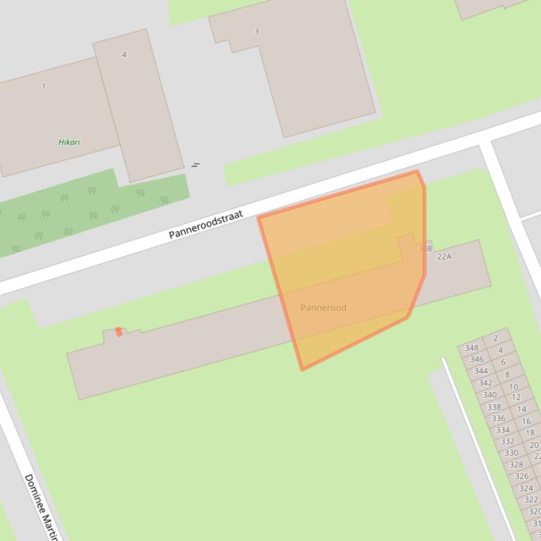 Kaart van postcodegebied 1503XD.