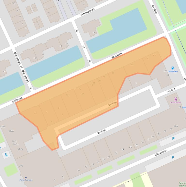 Kaart van postcodegebied 1504AM.