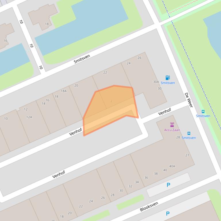 Kaart van postcodegebied 1504BX.