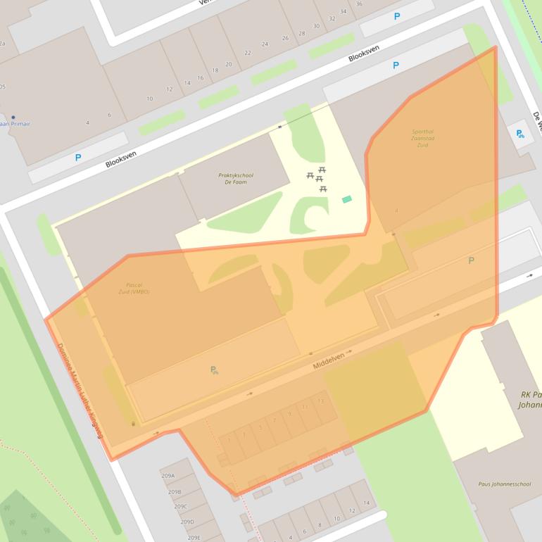 Kaart van postcodegebied 1504BZ.