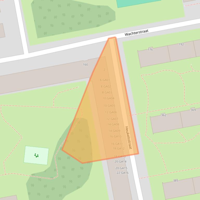 Kaart van postcodegebied 1504CM.