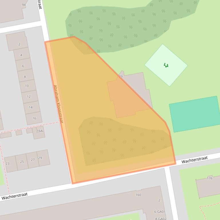 Kaart van postcodegebied 1504EB.