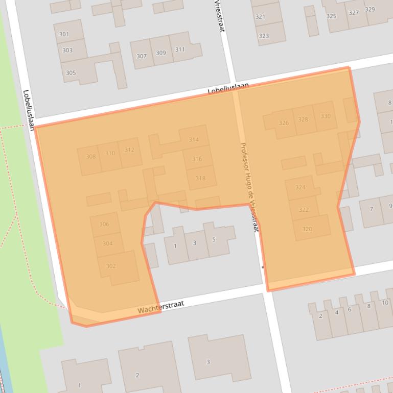 Kaart van postcodegebied 1504EG.