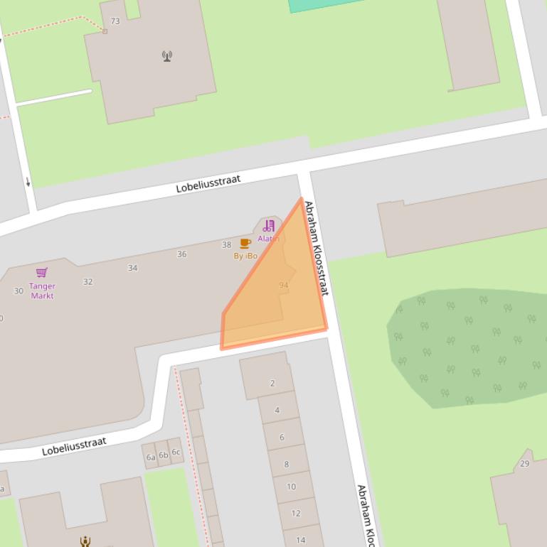 Kaart van postcodegebied 1504EN.