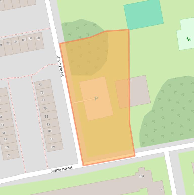 Kaart van postcodegebied 1504GE.