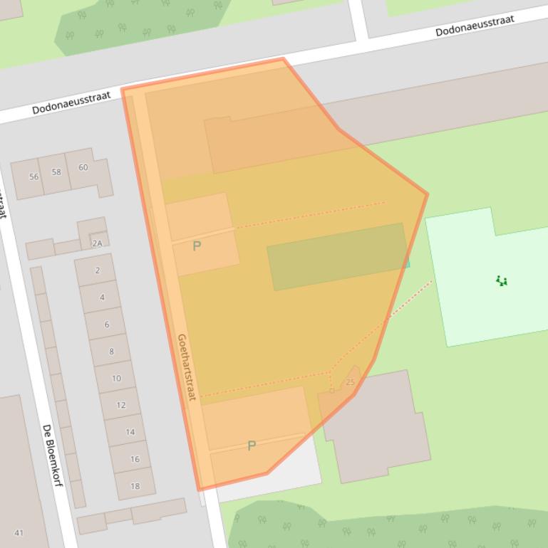 Kaart van postcodegebied 1504JK.