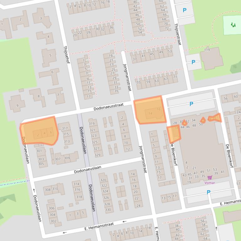 Kaart van postcodegebied 1504KJ.