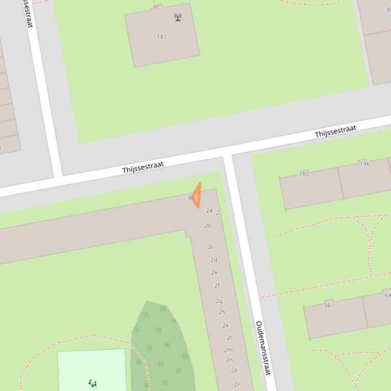 Kaart van postcodegebied 1504KP.