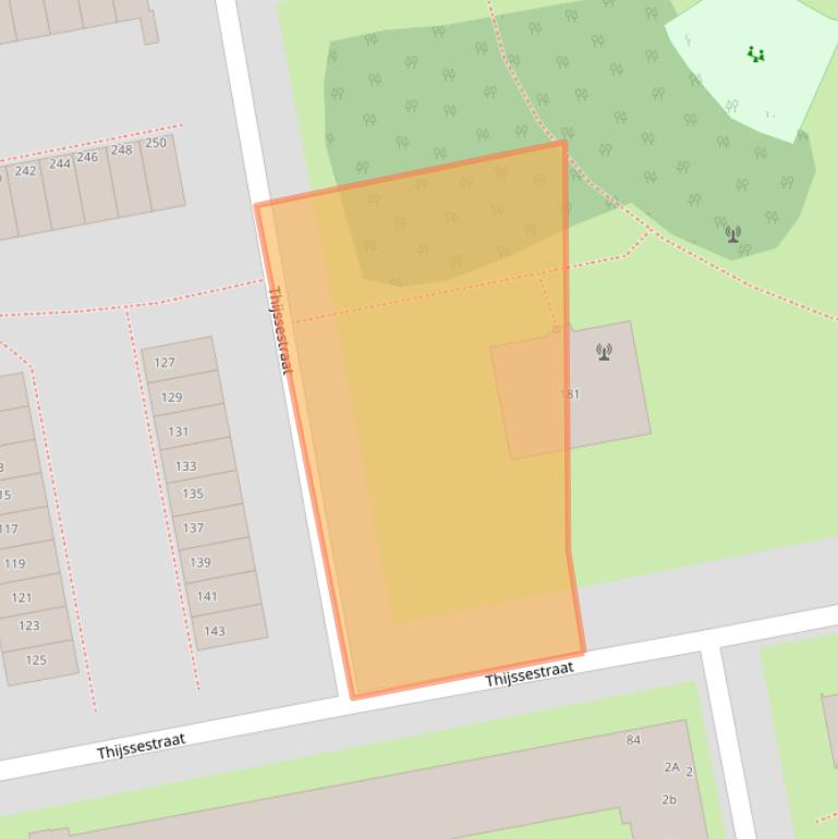 Kaart van postcodegebied 1504LG.