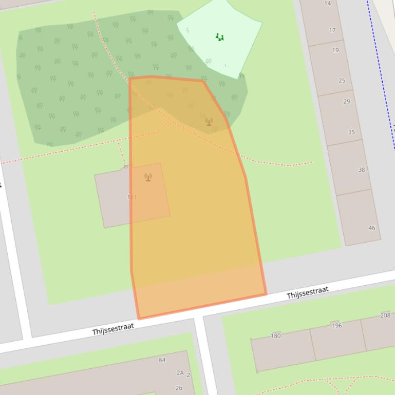 Kaart van postcodegebied 1504LH.