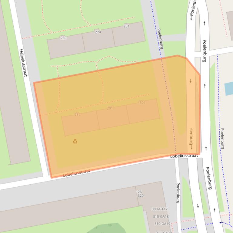 Kaart van postcodegebied 1504NN.