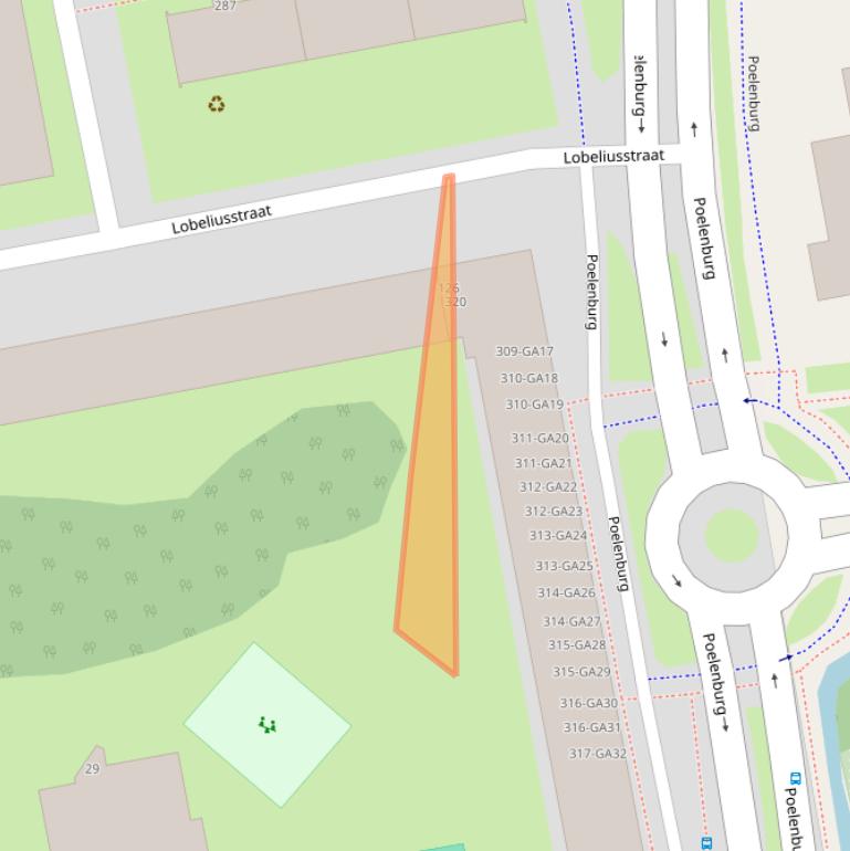 Kaart van postcodegebied 1504NR.