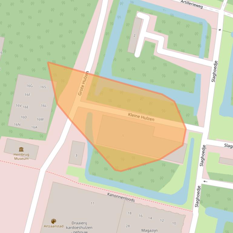 Kaart van postcodegebied 1505RZ.