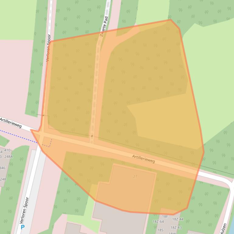 Kaart van postcodegebied 1505SB.