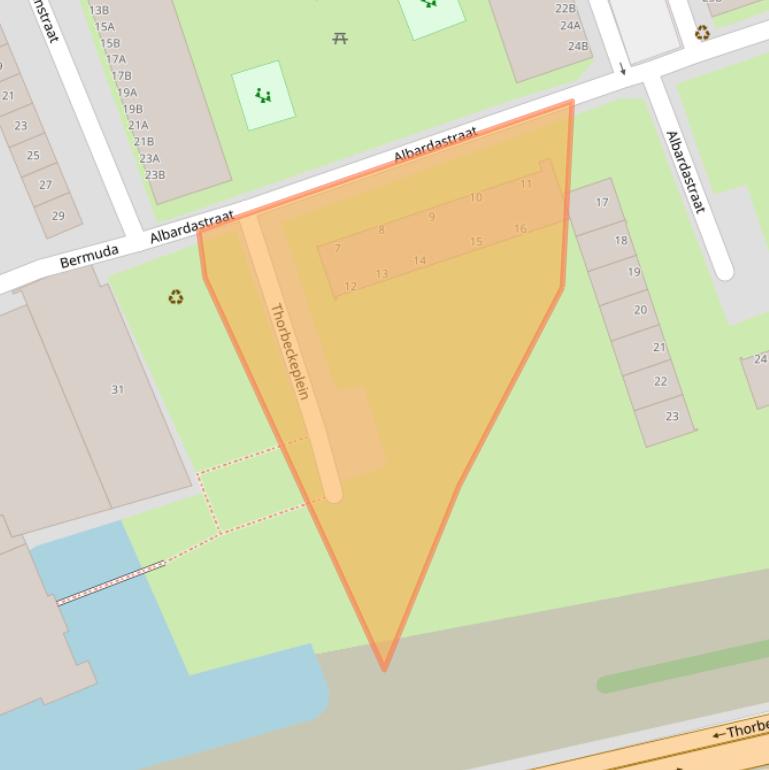 Kaart van postcodegebied 1505WR.