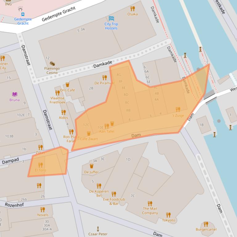 Kaart van postcodegebied 1506BD.