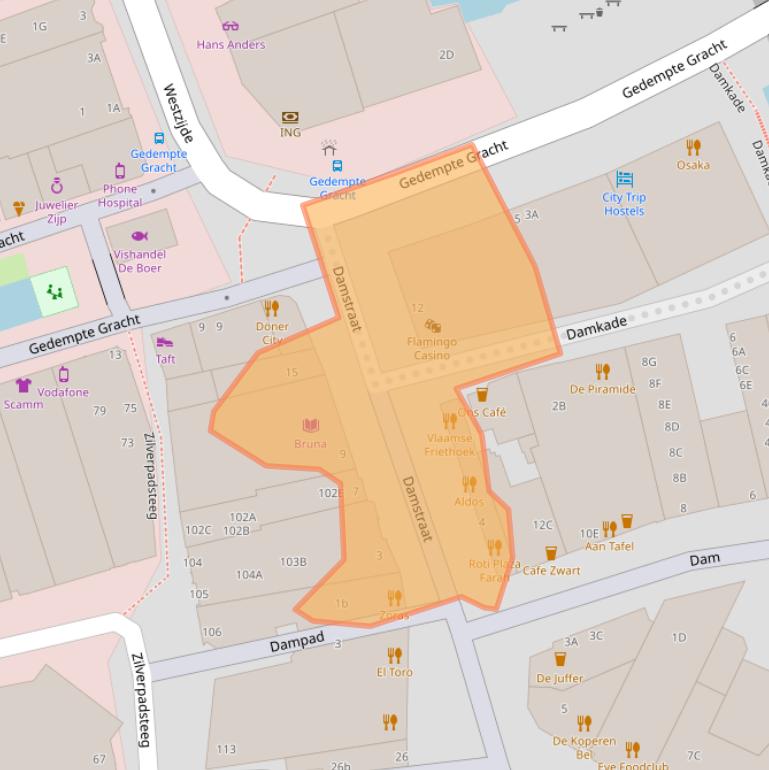 Kaart van postcodegebied 1506BH.