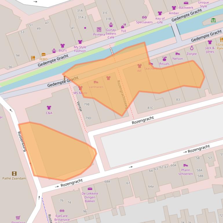 Kaart van postcodegebied 1506CD.