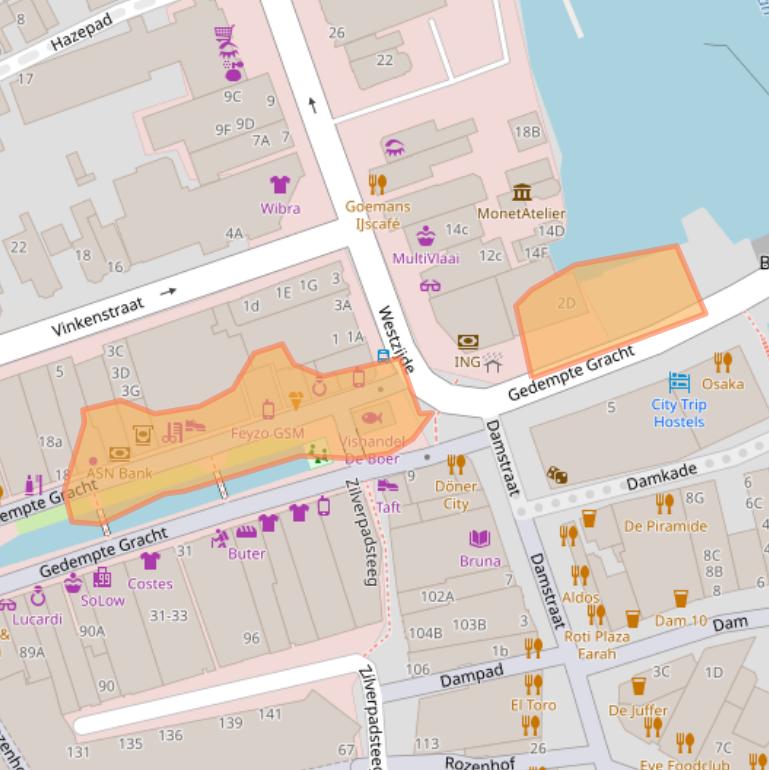 Kaart van postcodegebied 1506CE.