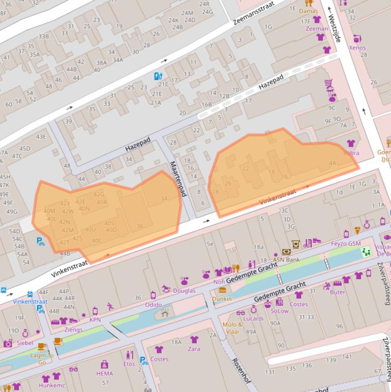 Kaart van postcodegebied 1506CM.