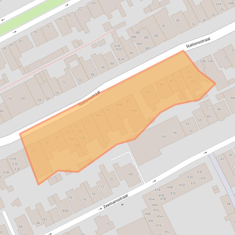 Kaart van postcodegebied 1506DB.