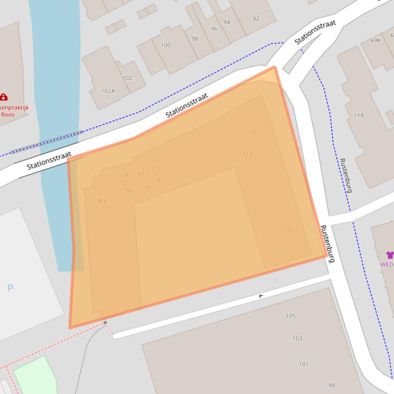 Kaart van postcodegebied 1506DE.