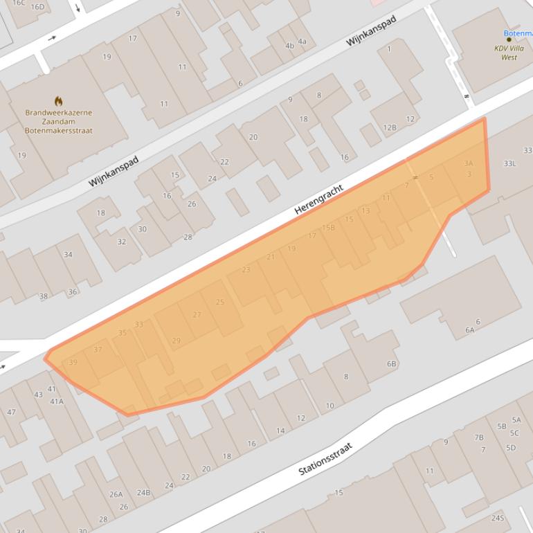 Kaart van postcodegebied 1506DM.